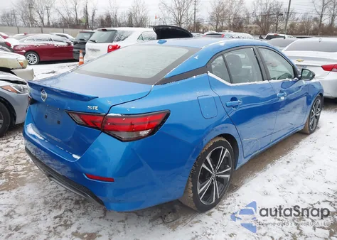 2021 Nissan Sentra Sr Xtronic Cvt z USA, uszkodzony, nr VIN 3N1AB8DV3MY201683